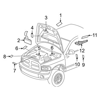Dodge OE - Information Labels - Labels (Mega Cab)