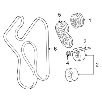 Dodge OE - Cooling - Belts & Pulleys (Mega Cab)