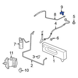 Dodge OE - A/C Refrigerant Line Clip