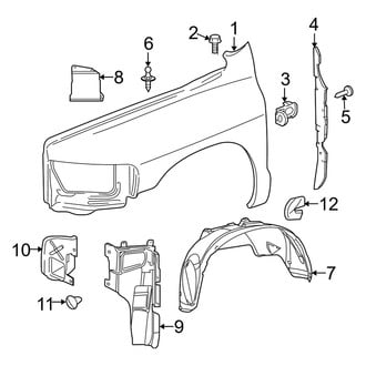 Dodge OE - Fender - Exterior Trim (Mega Cab)