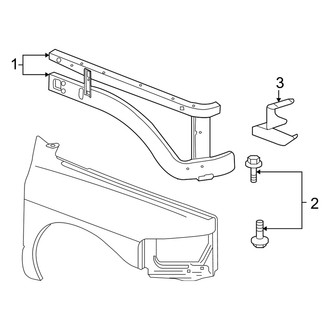 Dodge OE - Fender - Structural Components & Rails (Mega Cab)