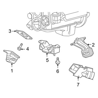 Dodge OE - Engine & Transmission Mounting (Mega Cab RWD 5.7L)
