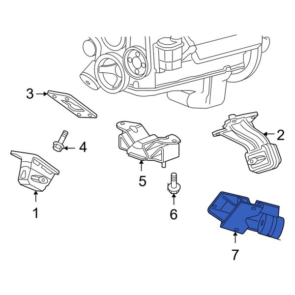 Manual Transmission Mount Bracket