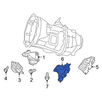 Dodge OE - Manual Transmission Mount Bracket
