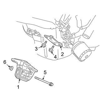 Dodge OE - Engine & Transmission Mounting (Mega Cab 5.7L)
