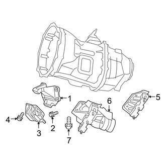Dodge OE - Engine & Transmission Mounting (Mega Cab RWD 5.9L)