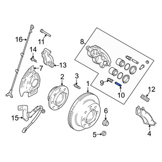 Dodge OE - Front Disc Brake Caliper Pin