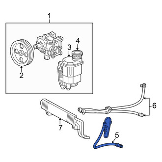Dodge OE - Power Steering Pressure Hose