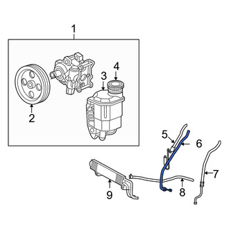 Dodge OE - Power Steering Pressure Hose