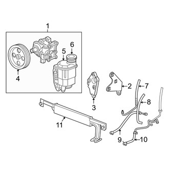 Dodge OE - Steering Gear & Linkage - Pump & Hoses (Mega Cab RWD 5.9L)