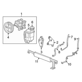 Dodge OE - Steering Gear & Linkage - Pump & Hoses (Mega Cab 4WD 5.9L)