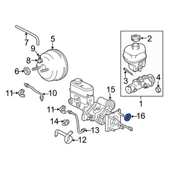 Dodge OE - Power Brake Booster Nut