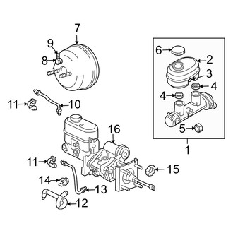Dodge OE - Cab - Components on Dash Panel (Hydrobooster), (Mega Cab 5.9L)