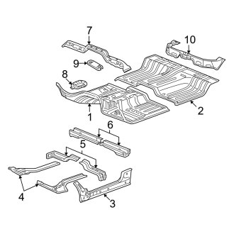 2006 Dodge Ram OEM Rocker Panels & Floors — CARiD.com