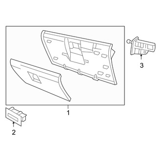 Dodge OE - Instrument Panel - Glove Box (Mega Cab)