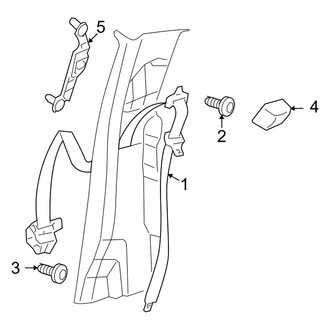 Dodge OE - Restraint Systems - Rear Seat Belts (Mega Cab)