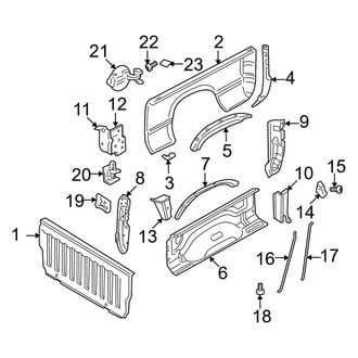 Dodge OE - Pick Up Box - Front & Side Panels (Mega Cab)
