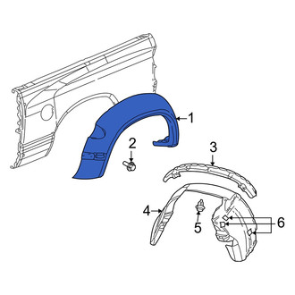 Dodge OE - Rear Left Fender