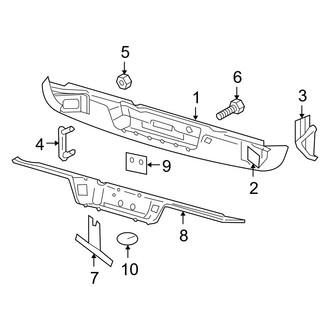 Dodge OE - Rear Bumper - Bumper & Components (Mega Cab)