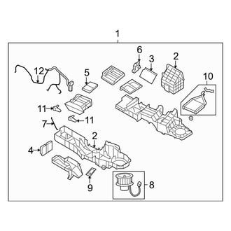 Dodge OE - Air Conditioner & Heater - Heater Components (Mega Cab)