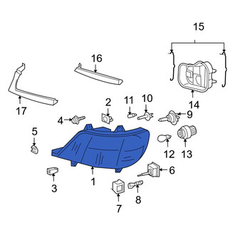 Dodge OE - Front Left Headlight