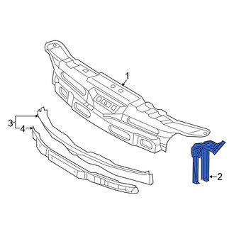 Dodge OE - Left Radiator Support Panel Reinforcement