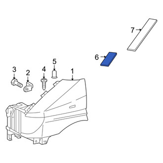 Dodge OE - Rear Fender Seal
