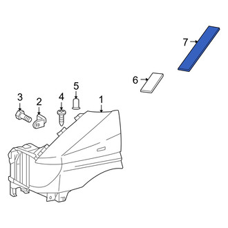 Dodge OE - Rear Fender Seal
