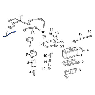 Dodge OE - Battery Ground Strap
