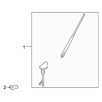 Dodge OE - Electrical - Antenna (Standard Cargo Van / Standard Passenger Van)