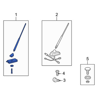 Dodge OE - Radio Antenna Mast