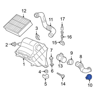 Dodge OE - Upper Engine Air Duct Clamp