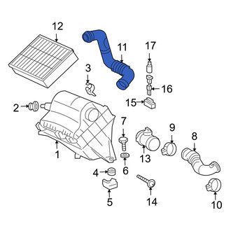 Dodge OE - Lower Engine Air Intake Hose