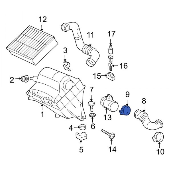 Engine Air Duct Clamp