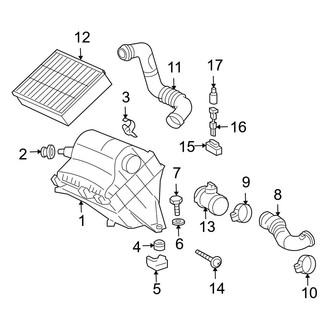 Dodge OE - Engine - Air Intake (Standard Cargo Van / Standard Passenger Van)