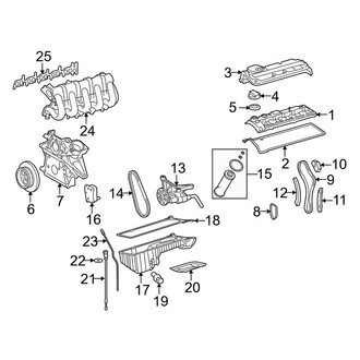 Dodge OE - Engine Parts (Standard Cargo Van / Standard Passenger Van)