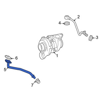 Dodge OE - Turbocharger Oil Line