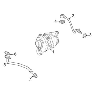 Dodge OE - Engine - Turbocharger & Components (Standard Cargo Van / Standard Passenger Van)