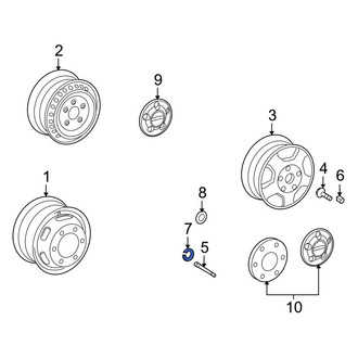 Dodge OE - Tire Valve Stem Washer