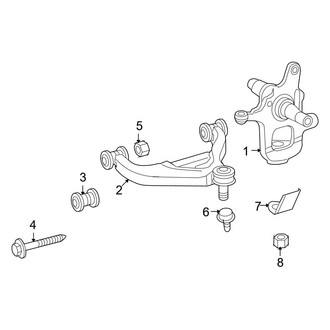 Dodge OE - Front Suspension - Suspension Components (Standard Cargo Van / Standard Passenger Van)