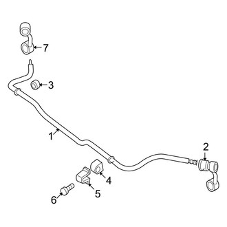 Dodge OE - Front Suspension - Stabilizer Bar & Components (Standard Cargo Van / Standard Passenger Van)