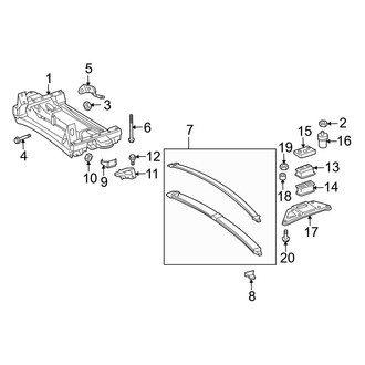 Dodge OE - Front Suspension - Suspension Mounting (Standard Cargo Van / Standard Passenger Van)