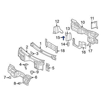 Dodge OE - Cowl Support Screw