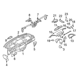 Dodge OE - Instrument Panel (Standard Cargo Van / Standard Passenger Van)