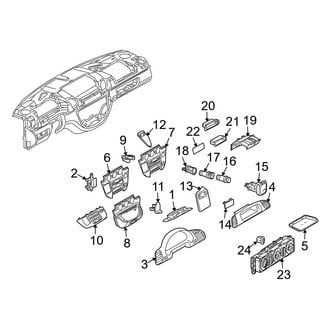 Dodge OE - Instrument Panel Components (Standard Cargo Van / Standard Passenger Van)