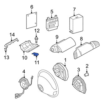 Dodge OE - Instrument Panel Air Bag Nut