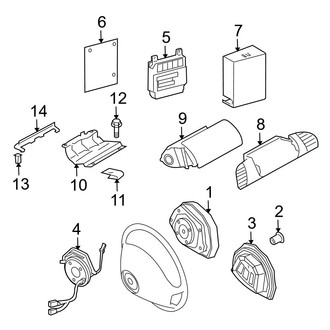 Dodge OE - Restraint Systems - Air Bag Components (Cab & Chassis / Standard Cargo Van / Standard Passenger Van)