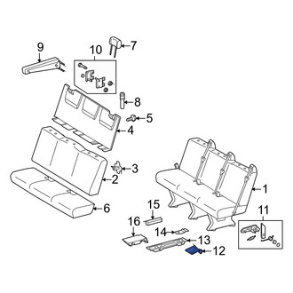 Dodge OE - Seat Track Support Bracket