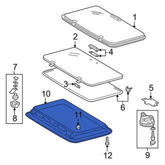 Dodge OE - Left Sunroof Frame