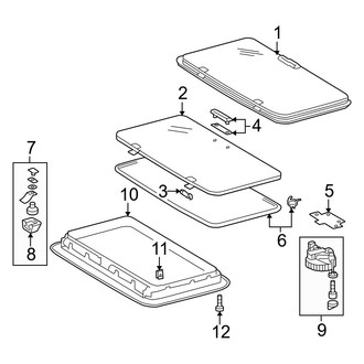 Dodge OE - Roof - Sunroof (W/O High Roof, With Manual Tilt), (140.0" Wheelbase)
